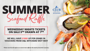 Summer Seafood Raffle - TV - Club Umina